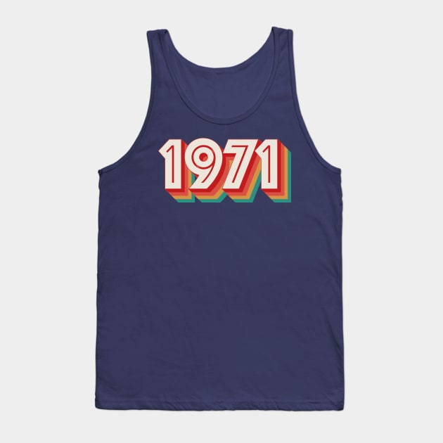 1971 Tank Top by n23tees